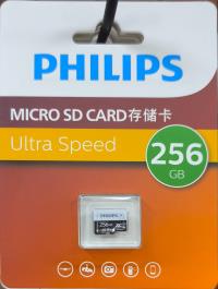 PHILIPS 256GB A1 U3 V30 MicroSDXC Hafıza Kartı (Adaptörsüz) A1U3V30/256GB
